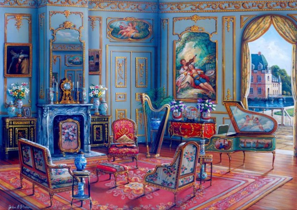 BLUEBIRD, 70341-P, 3663384703416, PUZZLE TEMATICO BLUEBIRD INTERNI THE MUSIC ROOM 1000 PZ