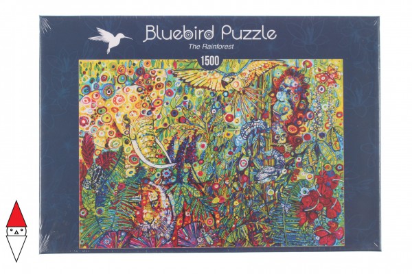 BLUEBIRD, 70409, 3663384704093, PUZZLE GRAFICA BLUEBIRD FORESTA THE RAINFOREST 1500 PZ