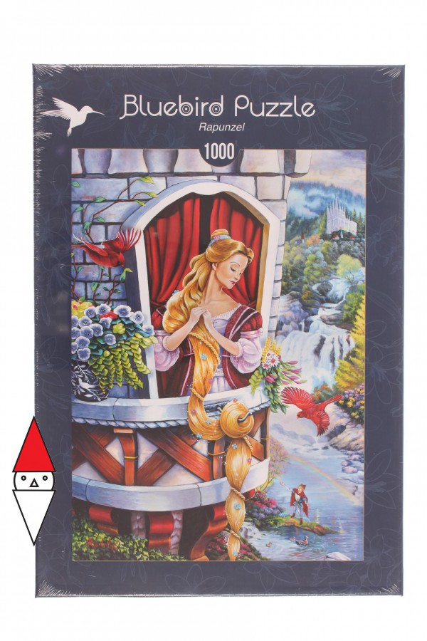 BLUEBIRD, 70107, 3663384701078, PUZZLE GRAFICA BLUEBIRD CARTONI ANIMATI RAPUNZEL 1000 PZ