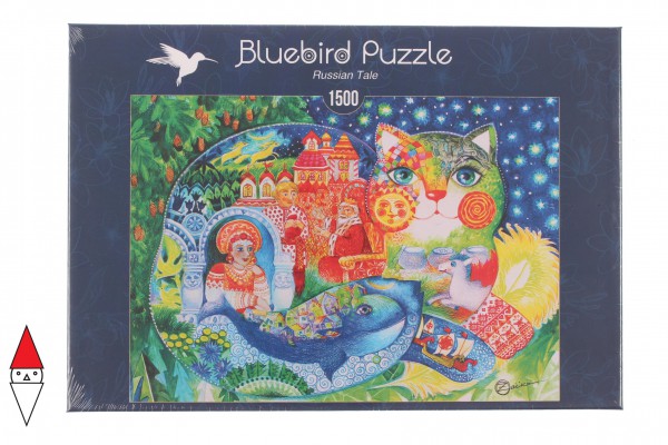 BLUEBIRD, 70411, 3663384704116, PUZZLE GRAFICA BLUEBIRD GATTI RUSSIAN TALE 1500 PZ