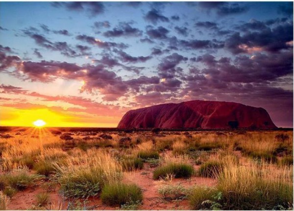 PUZZLE PAESAGGI RAVENSBURGER DESERTO AYERS ROCK AUSTRALIA 1000 PZ 15155