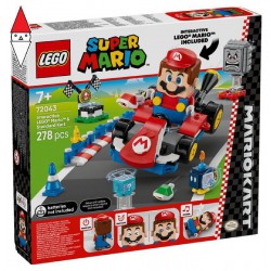 , , , COSTRUZIONE LEGO MARIO KART MARIO INTERATTIVO E KART STANDARD