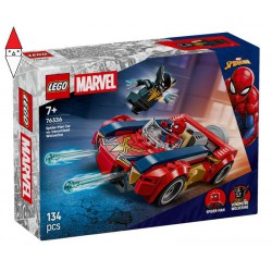 , , , COSTRUZIONE LEGO AUTO DI SPIDER-MAN VS. VENOMIZED WOLVERINE