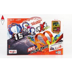 , , , 1/43 MAISTO TRACK - PISTA NXS RACER DUAL RACE CHALLANGE ORANGE