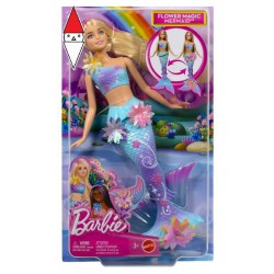 , , , BAMBOLA MATTEL BARBIE SIRENA MAGICI FIORI