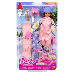 , , , BAMBOLA MATTEL BARBIE SNOWBOARDER
