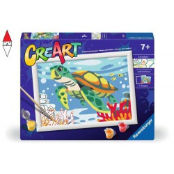 , , , GIOCO EDUCATIVO RAVENSBURGER CREART SERIE D TARTARUGA MARINA