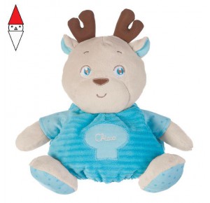 , , , PRIMA INFANZIA ARTSANA (CHICCO) PUPAZZO RENNA GRANDE AZZURRO - SOFT CUDDLES