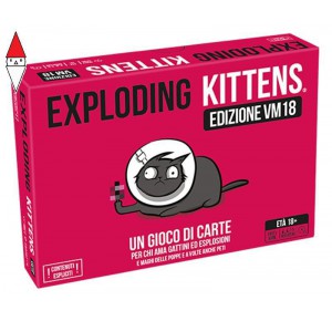 , , , GIOCO DA TAVOLO ASMODEE EXPLODING KITTENS VM18 - PINK EDITION