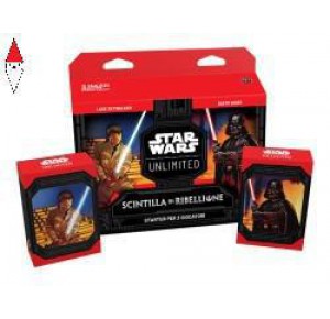, , , ASMODEE STAR WARS UNLIMITED - SCINTILLA DI RIBELLIONE STARTER PER 2 GIOCATORI