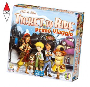 , , , GIOCO DA TAVOLO ASTERION PRESS (ASMODEE) TICKET TO RIDE PRIMO VIAGGIO