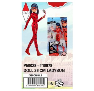 , , , ACTION FIGURE BANDAI MIRACULOUS - DOLL 26 CM LADYBUG
