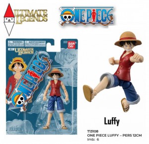 , , , ACTION FIGURE BANDAI ONE PIECE 12CM LUFFY