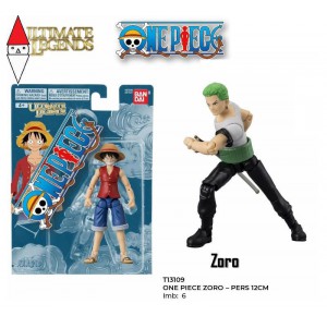 , , , ACTION FIGURE BANDAI ONE PIECE 12CM ZORO