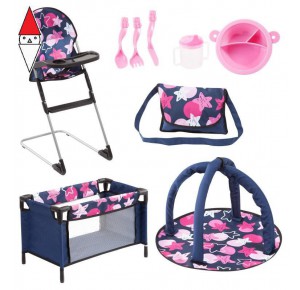 , , , BAMBOLA BAYER TRAVELBED SET 9 IN 1