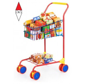 , , , GIOCO DI IMITAZIONE BAYER SHOPPING CART COLORED