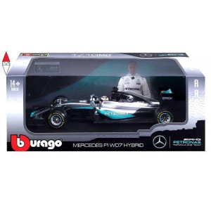 , , , MODELLINO BBURAGO MERCEDES F1 HAMILTON 1/18