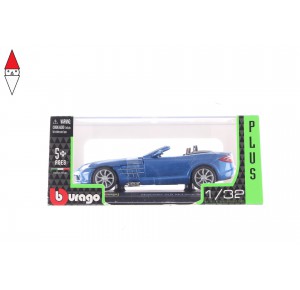 , , , MODELLINO BBURAGO MERCEDES SLR MCLAREN ROADSTER 1/32 PLUS BLU