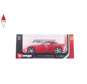 , , , MODELLINO BBURAGO FERRARI CALIFORNIA 1/32 ROSSA