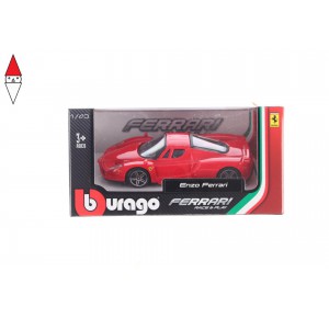 , , , MODELLINO BBURAGO FERRARI ENZO FERRARI 1/43 ROSSA