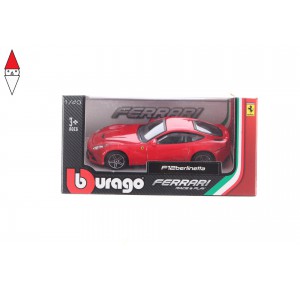 , , , MODELLINO BBURAGO FERRARI F12 BERLINETTA 1/43 ROSSA