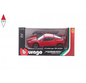 , , , MODELLINO BBURAGO FERRARI CHALLENGE STRADALE 1/43 ROSSA