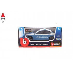 , , , MODELLINO BBURAGO ALFA ROMEO GIULIA 1/43 POLIZIA SECURITY TEAM