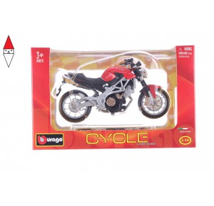 , , , MODELLINO BBURAGO APRILIA SHIVER 750 1/18 ROSSA