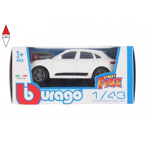 , , , MODELLINO BBURAGO BURAGO PORSCHE MACAN WHITE 1/43