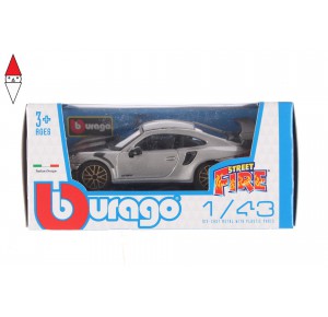, , , MODELLINO BBURAGO BURAGO PORSCHE 911 GT2 RS GREY 1/43