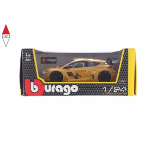 , , , MODELLINO BBURAGO RENAULT MEGANE TROPHY 1/24 GIALLA