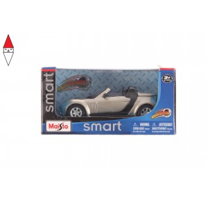 , , , MODELLINO BBURAGO SMART ROADSTER 1/31 GRIGIA