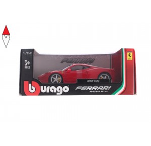 , , , MODELLINO BBURAGO FERRARI 458 ITALIA 1/24 ROSSA