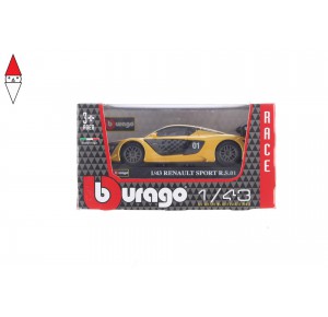 , , , MODELLINO BBURAGO RENAULT SPORT R.S.01 1/43 RACE