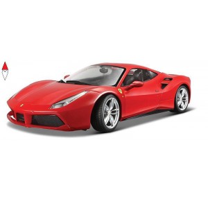 , , , MODELLINO BBURAGO 488 GTB SIGNATURE 1/18