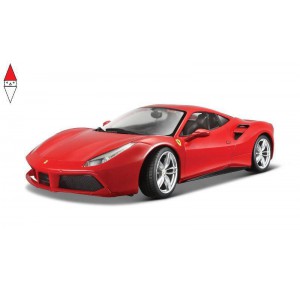 , , , MODELLINO BBURAGO 488 GTB R P 1/18
