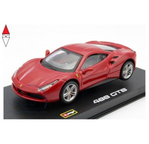 , , , MODELLINO BBURAGO 488 GTB SIGNATURE 1/43