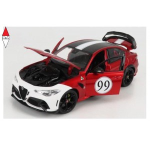 , , , MODELLINO BBURAGO 1/18 ALFA ROMEO GIULIA GTAM N 99 RACING 2020