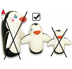 , , , GIOCO ESTIVO BEACH-ART SEMPREINP.PINGUINO 45CM 9096