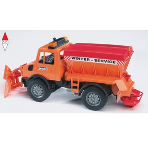 , , , MODELLINO BRUDER SPAZZANEVE E SALE