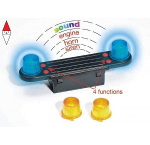 , , , MODELLINO BRUDER MODULO DI SEGNALAZIONE CON LUCI E SUONO PER CAMION