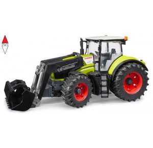 , , , MODELLINO BRUDER TRATTORE CLAAS AXION 950 CON BENNA