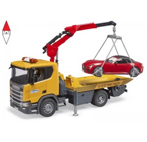 , , , MODELLINO BRUDER CAMION DI SOCCORSO STRADALE SCANIA SUPER 560R