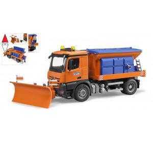, , , MODELLINO BRUDER MB AROCS CAMION SPARGISALE E SPAZZANEVE