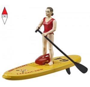 , , , ACTION FIGURE BRUDER GUARDASPIAGGIA CON STAND UP PADDLE