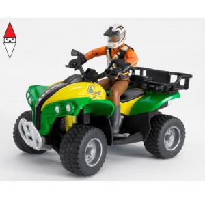 , , , MODELLINO BRUDER QUAD CON FIGURA