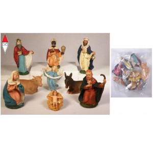 , , , NATALE CIULLI-MARIO NATIVITA  10CM 9 PZ 10250