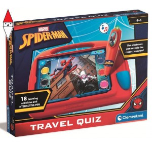 , , , GIOCO EDUCATIVO CLEMENTONI TRAVEL QUIZ SPIDERMAN