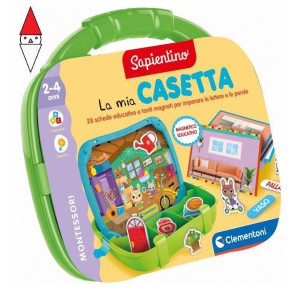 , , , GIOCO EDUCATIVO CLEMENTONI VALIGETTA MAGNETICA CASETTA MONTESSORI