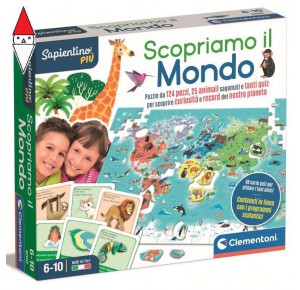 , , , GIOCO EDUCATIVO CLEMENTONI SCOPRIAMO IL MONDO